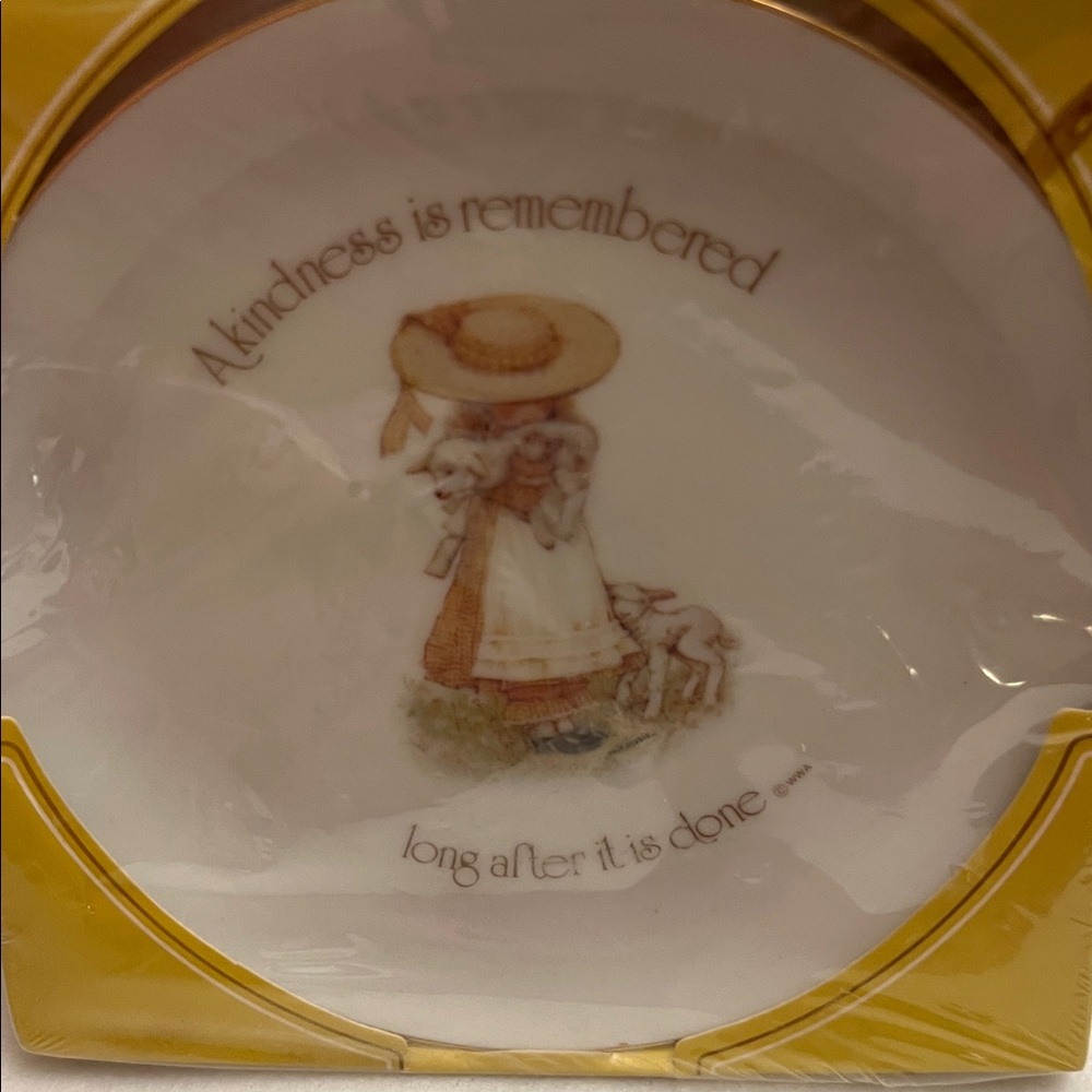 Holly Hobbie Lasting Memories genuine porcelain collector plates vintage - Picture 4 of 6